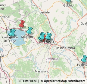 Mappa Via F. Gregorovius, 06127 Perugia PG, Italia (17.69455)