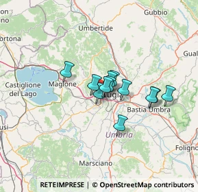 Mappa Via del Timone, 06127 Perugia PG, Italia (8.74333)