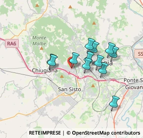 Mappa Via del Timone, 06100 Perugia PG, Italia (2.91083)