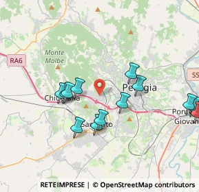 Mappa Via F. Gregorovius, 06127 Perugia PG, Italia (4.01308)