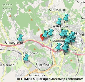 Mappa Via Cristoforo Colombo, 06100 Perugia PG, Italia (2.111)