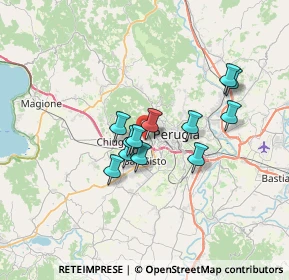 Mappa Via Cristoforo Colombo, 06100 Perugia PG, Italia (5.35667)