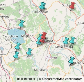 Mappa Via Cristoforo Colombo, 06100 Perugia PG, Italia (17.93933)