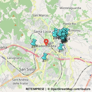 Mappa Via Magno Magnini, 06127 Perugia PG, Italia (1.5335)