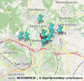 Mappa Via del Fosso, 06128 Perugia PG, Italia (0.97455)