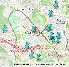 Mappa Via del Fosso, 06128 Perugia PG, Italia (1.18467)