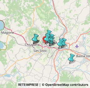 Mappa Via Magno Magnini, 06127 Perugia PG, Italia (3.80455)