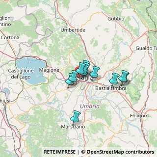 Mappa Via Magno Magnini, 06127 Perugia PG, Italia (9.11091)