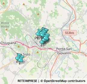 Mappa Corso Camillo Benso Cavour, 06121 Perugia PG, Italia (1.64667)