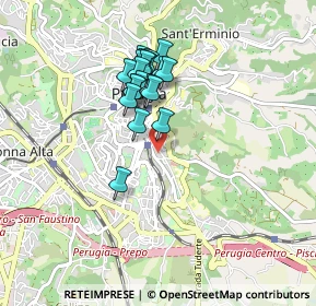 Mappa Corso Camillo Benso Cavour, 06121 Perugia PG, Italia (0.7505)