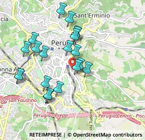 Mappa Corso Camillo Benso Cavour, 06121 Perugia PG, Italia (0.9325)