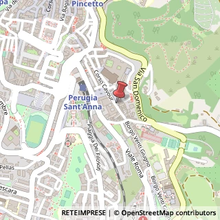 Mappa Corso Cavour, 184, 06121 Perugia, Perugia (Umbria)
