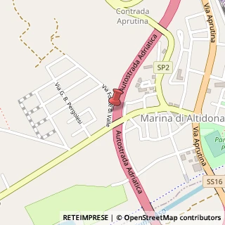 Mappa Via Fonte di Valle, 1, 63824 Altidona, Fermo (Marche)