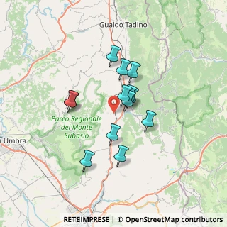Mappa Via Francescana, 06025 Nocera Umbra PG, Italia (5.37923)