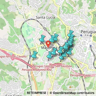 Mappa Via Guerriero Guerra, 06127 Perugia PG, Italia (0.7485)