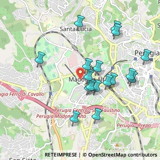 Mappa Via Guerriero Guerra, 06128 Perugia PG, Italia (0.98647)