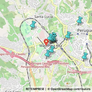 Mappa Via Guerriero Guerra, 06128 Perugia PG, Italia (0.72167)
