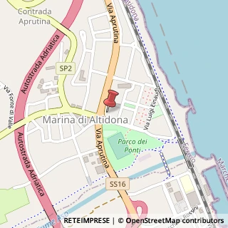Mappa Via Aprutina, 20, 63824 Altidona, Fermo (Marche)
