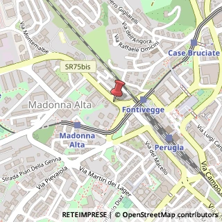 Mappa Via Cortonese, 62, 06127 Perugia, Perugia (Umbria)