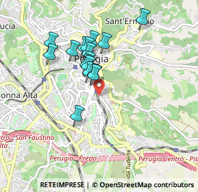 Mappa Viale Roma, 06121 Perugia PG, Italia (0.7775)