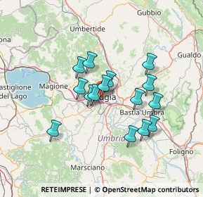 Mappa Viale Roma, 06121 Perugia PG, Italia (11.58)