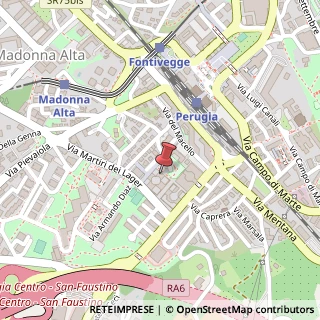 Mappa Via Martiri dei Lager, 78, 06128 Perugia, Perugia (Umbria)