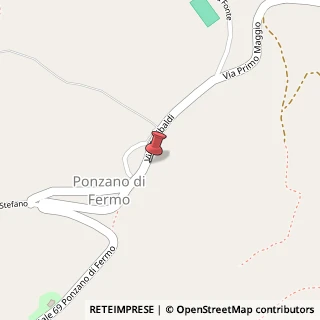 Mappa Via Garibaldi, 58, 63845 Ponzano di Fermo, Fermo (Marche)