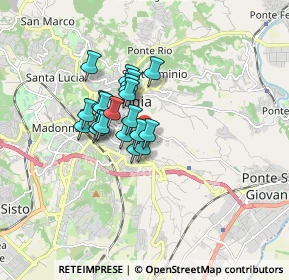 Mappa Borgo XX Giugno, 06121 Perugia PG, Italia (1.173)