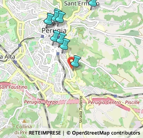 Mappa Borgo XX Giugno, 06121 Perugia PG, Italia (1.12636)