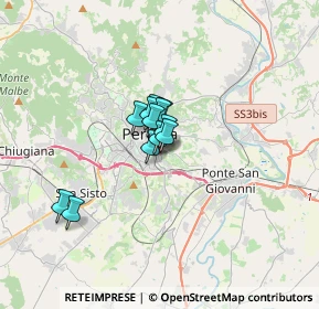 Mappa Borgo XX Giugno, 06121 Perugia PG, Italia (1.79417)