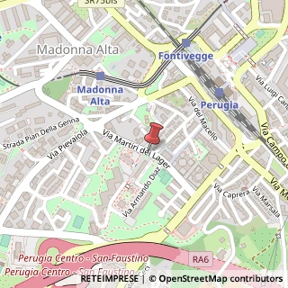 Mappa Via martiri dei lager 9, 06128 Perugia, Perugia (Umbria)