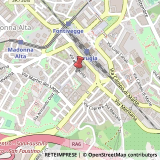 Mappa Via del Macello, 31, 06128 Perugia, Perugia (Umbria)