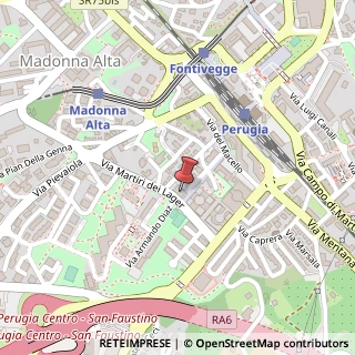 Mappa Via Martiri dei Lager, 58, 06128 Perugia, Perugia (Umbria)