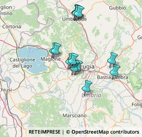 Mappa Via Fosse Ardeatine, 06073 Corciano PG, Italia (12.77154)