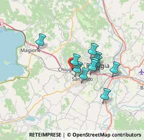 Mappa Via Fosse Ardeatine, 06073 Corciano PG, Italia (5.20636)