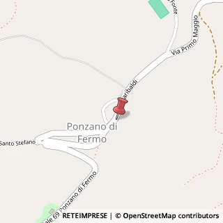 Mappa Via Giuseppe Garibaldi, 40, 63845 Ponzano di Fermo, Fermo (Marche)