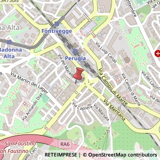 Mappa Via del Macello, 55, 06128 Perugia, Perugia (Umbria)