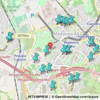 Mappa Vicinale, 06128 Perugia PG, Italia (0.662)