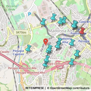 Mappa Vicinale, 06128 Perugia PG, Italia (0.5715)