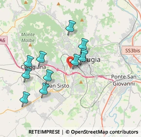 Mappa Vicinale, 06128 Perugia PG, Italia (3.45545)