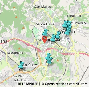 Mappa Vicinale, 06128 Perugia PG, Italia (1.96333)