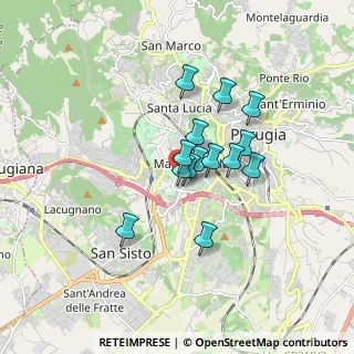 Mappa Vicinale, 06128 Perugia PG, Italia (1.25)