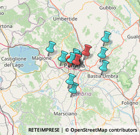 Mappa Vicinale, 06128 Perugia PG, Italia (7.05)