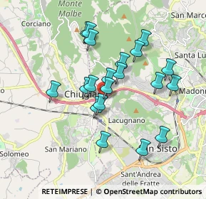 Mappa Via Giuseppe Verdi, 06073 Perugia PG, Italia (1.6535)