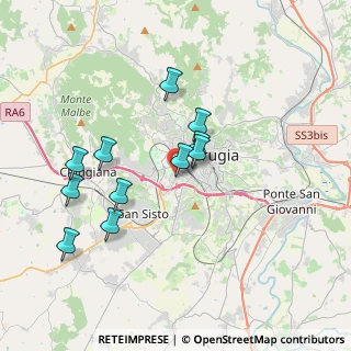 Mappa Via Madonna Alta, 06128 Perugia PG, Italia (3.50636)