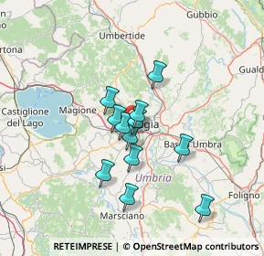 Mappa Via Madonna Alta, 06128 Perugia PG, Italia (10.59833)