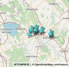 Mappa Via Madonna Alta, 06128 Perugia PG, Italia (6.205)