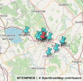 Mappa Via Madonna Alta, 06128 Perugia PG, Italia (6.625)