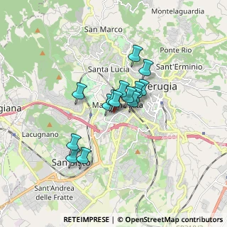 Mappa Via Madonna Alta, 06128 Perugia PG, Italia (1.17733)