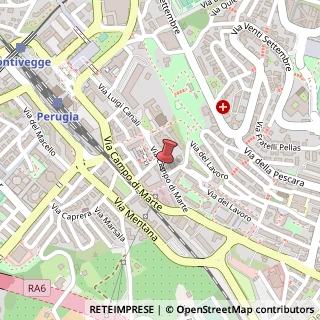 Mappa Via Campo di Marte, 8, 06124 Perugia, Perugia (Umbria)